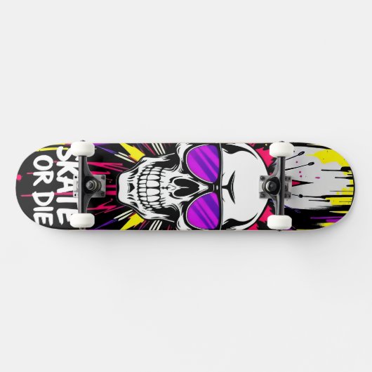 Skateboard Deck 'VIN' - Punk Grunge - SKATE OR DIE スケートボード (横)