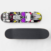 Skateboard Deck 'VIN' - Punk Grunge - SKATE OR DIE スケートボード (横)