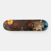 Skateboard Demoníaca criatura gato con calabaza スケートボード (横)