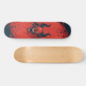 Skateboard Démoniaque rouge スケートボード (横)