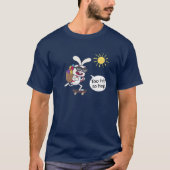 Skateboard Easter Bunny Rabbit Cute Easter Day Tシャツ (正面)