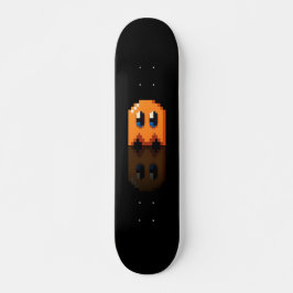 Skateboard fan art Pac-Man fantôme orange noir スケートボード