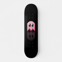 Skateboard fan art Pac-Man fantôme rose noir スケートボード