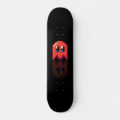 Skateboard fan art Pac-Man fantôme rouge noir スケートボード (正面)