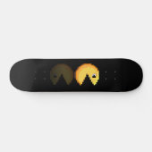 Skateboard fan art Pac-Man tribute jaune noir スケートボード (横)