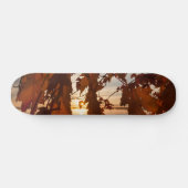 Skateboard feuilles d'érable スケートボード (横)