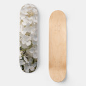 Skateboard, fleurs blanche スケートボード (正面)