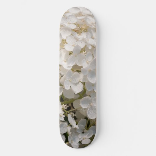Skateboard, fleurs blanche スケートボード (正面)