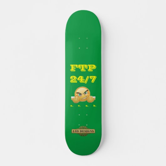 skateboard "FTP 24/7" スケートボード (正面)