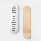 SKATEBOARD FUNNY SKATER HIPSTER WALL ART COOL スケートボード (正面)