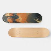 Skateboard Guerrero armado buscando un monstruo スケートボード (横)