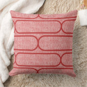 Skateboard Hourglass – Tonal Crimson Reds クッション (ブランケット)