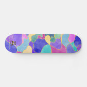 Skateboard ink paint art スケートボード (横)