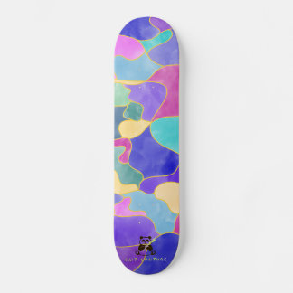 Skateboard ink paint art スケートボード