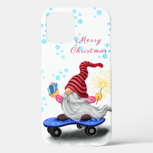 Skateboard iPhoneケース付きクリスマス格言 Case-Mate iPhoneケース (裏面)
