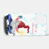 Skateboard iPhoneケース付きクリスマス格言 Case-Mate iPhoneケース (裏面 (横))