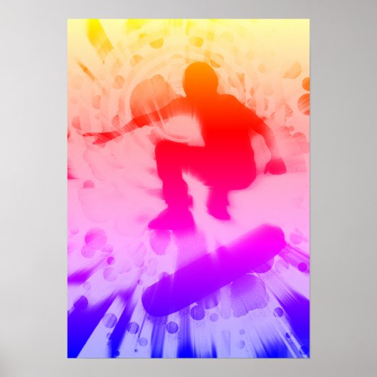 skateboard light explosion ポスター (正面)