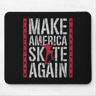 Skateboard Make America Skate Again Funny Skateboa マウスパッド