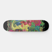 Skateboard Mandalas sobre rostro de mujer joven スケートボード (横)