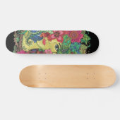 Skateboard Mandalas sobre rostro de mujer joven スケートボード (横)