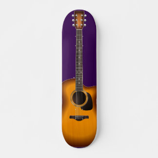 Skateboard Melodiosa guitarra acústica スケートボード