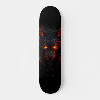 Skateboard Monstruo zorro con ojos rojos スケートボード