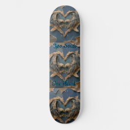 Skateboard Paper Cut Eagle Two Souls One Heart スケートボード