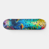 Skateboard Peces en el mundo submarino スケートボード (横)