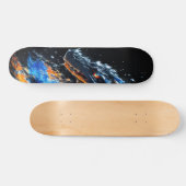 Skateboard Peligrosa criatura feroz ardiente スケートボード (横)