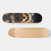 Skateboard Perro miniatura enérgico y juguetón スケートボード (横)