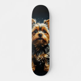 Skateboard Perro miniatura enérgico y juguetón スケートボード