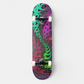 Skateboard Psicodélico - Diseño Vibrante スケートボード