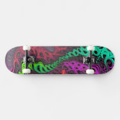 Skateboard Psicodélico - Diseño Vibrante スケートボード (横)