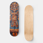Skateboard Set Azteken Stil Mexico Mittelamer. スケートボード (正面)