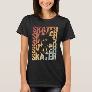 Skateboard skateboarding skater vintage boarder sk tシャツ