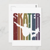 Skateboard Skater Skate Skateboarder Skateboarding ポストカード (正面/裏面)