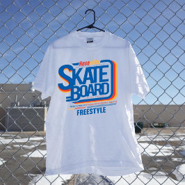 Skateboard skater streeatwear urban athletic vibe tシャツ