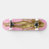 Skateboard Soraya in Gold & Pink スケートボード (横)