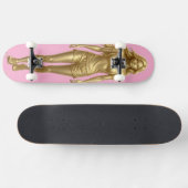 Skateboard Soraya in Gold & Pink スケートボード (横)