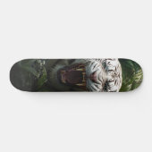 Skateboard Tigre Siberiano Blanco Agresivo スケートボード (横)