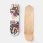 Skateboard – Urban Loyalty Doberman Pop-Art Design スケートボード (正面)