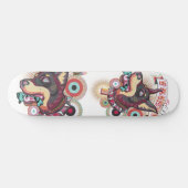 Skateboard – Urban Loyalty Doberman Pop-Art Design スケートボード (横)
