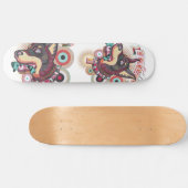 Skateboard – Urban Loyalty Doberman Pop-Art Design スケートボード (横)