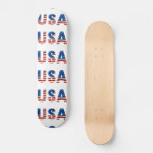 Skateboard USA flag worldcup  スケートボード (正面)