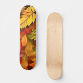 Skateboard Vistosas hojas otoñales  スケートボード (正面)