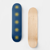Skateboard with flag of Macedonia, Greece スケートボード (正面)