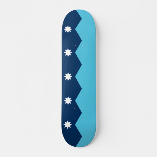 Skateboard with flag of Minnesota, USA スケートボード (正面)