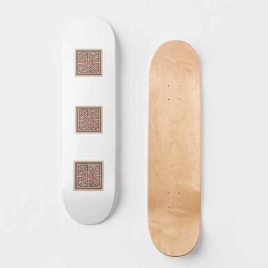 Skateboard with Papua New Guinea design スケートボード (正面)