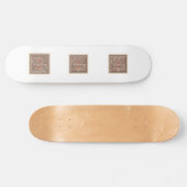 Skateboard with Papua New Guinea design スケートボード (横)