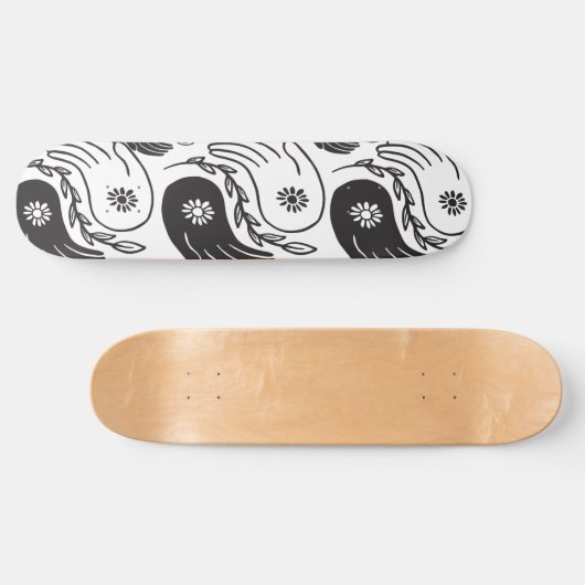 Skateboard yin yang スケートボード (横)